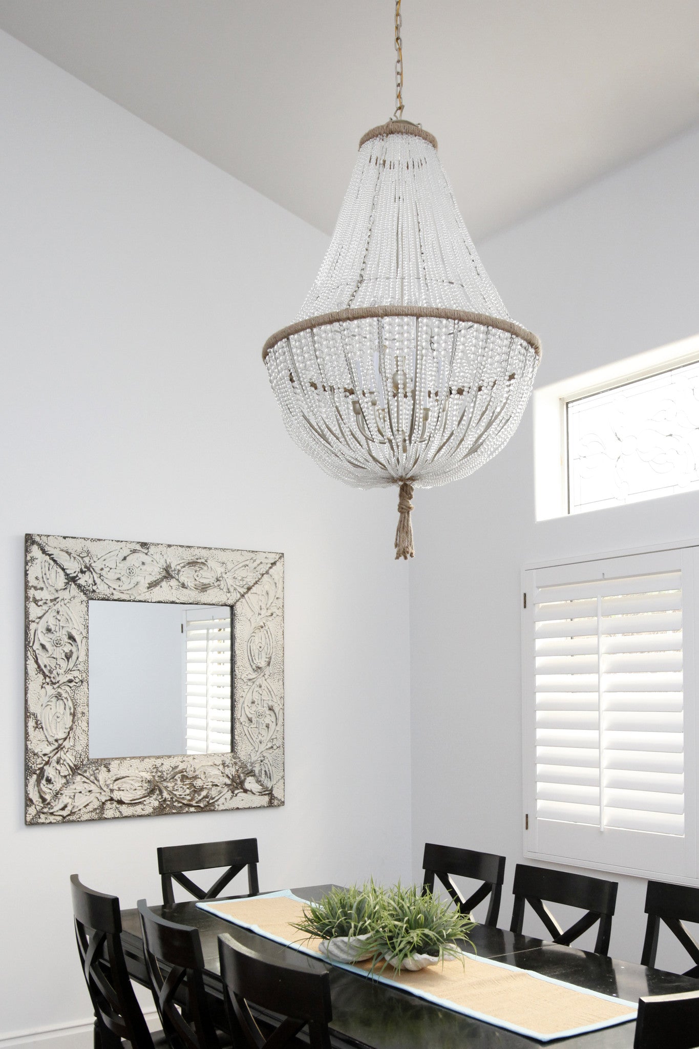 Brigitte - Hand Blown Glass Empire Chandelier – Au Courant Interiors