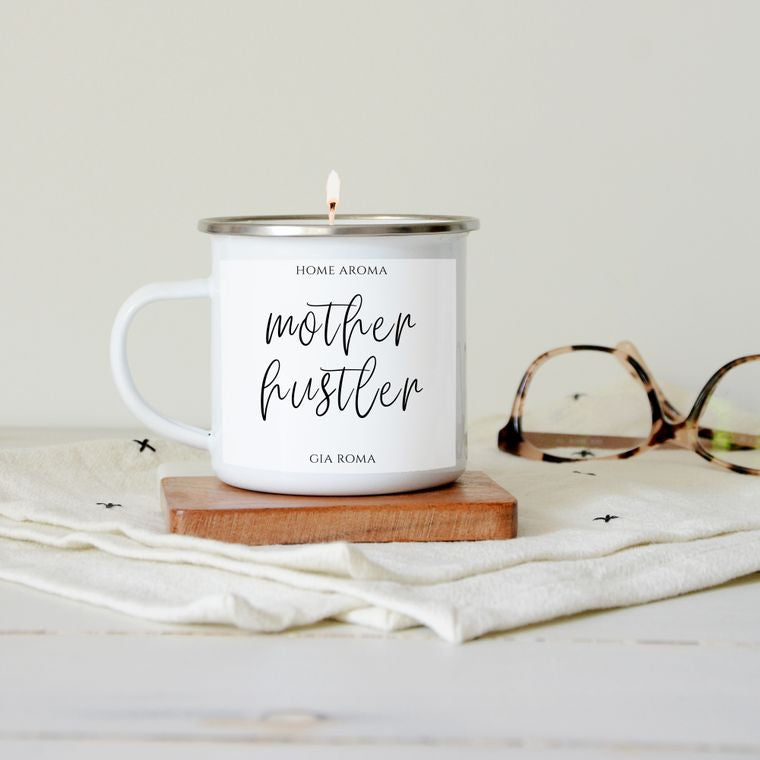 Mom Boss Gifts, Mother Hustler Reusable Candle Mugs, Gifts For Mom